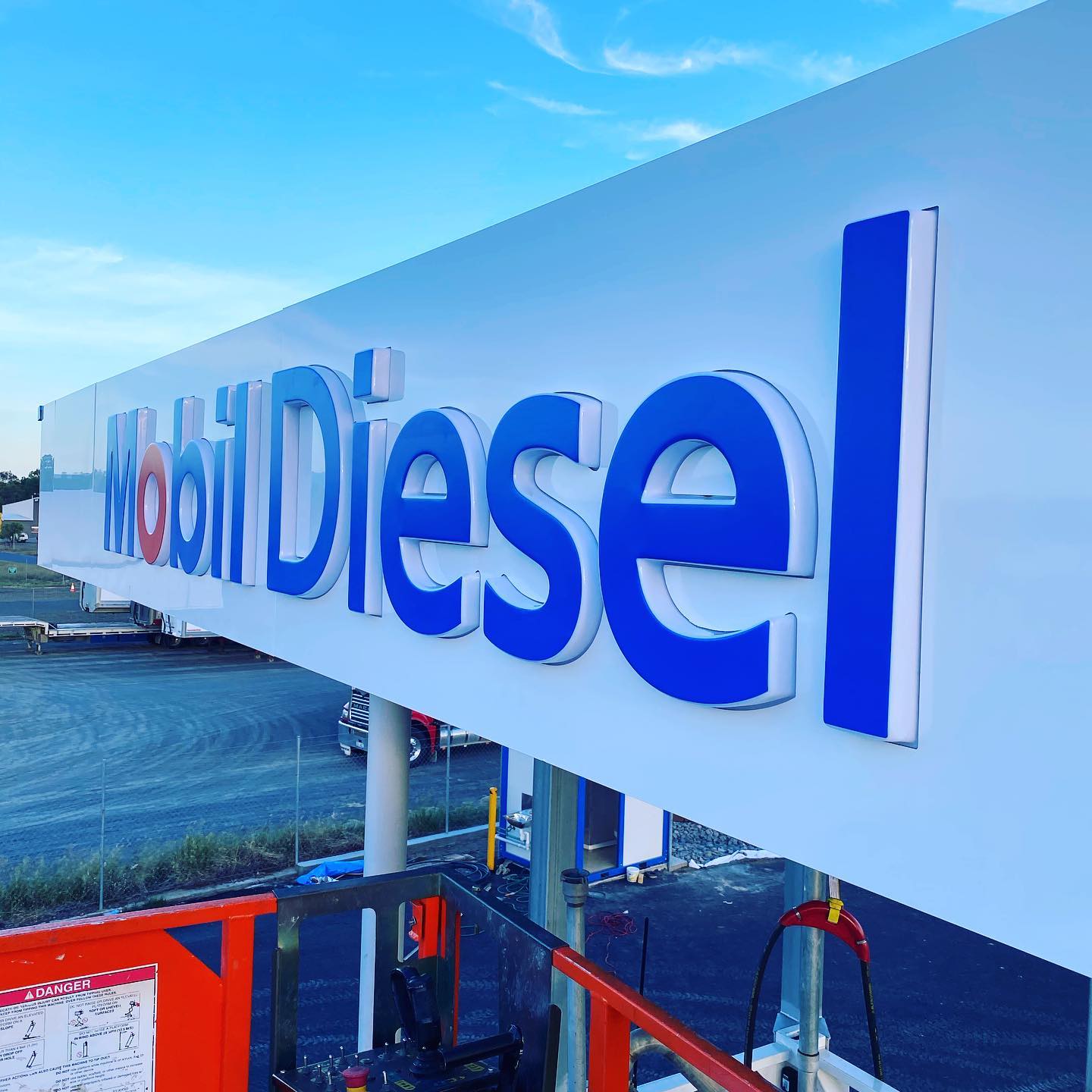 Sunshine Coast Signage - Mobil Diesel Signs